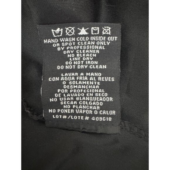 R&M Richards Black Sparkly Mesh Cascade Ruffle Long Gown Dress Size 16W 1X Plus - Picture 9 of 14